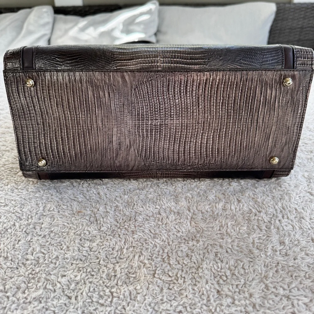 Brahmin Large Caroline Nightfall Leather Bag New with Tags